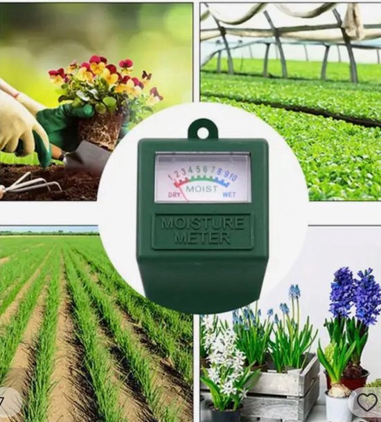 TIKKENS® Feuchtemesser Boden Pflanzen - Feuchtemesser Blumen/Pflanzen - Feuchtemesser - Gartenartikel/Zubehör