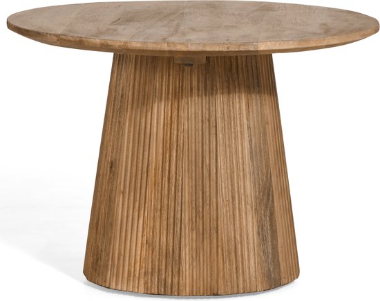 Beistelltisch Viktor Hellbraun - Ø 60 cm - Mangoholz