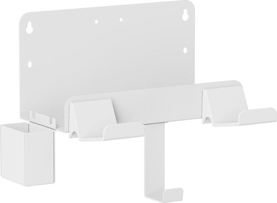 Wandhalterung universal geeignet für Playstation-Konsole - Konsolenhalterung Spielkonsole universal - Standard-Wandhalterung zur Aufbewahrung von Spielkonsolen-Controllern Headset