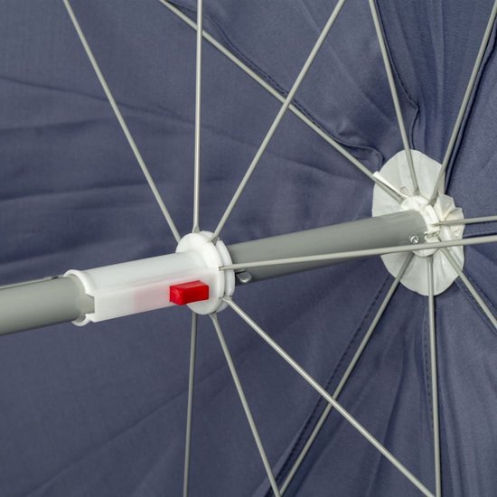 Bo-Camp – Sonnenschirm – Mit Schwenkarm – Ø 165 cm – Blau