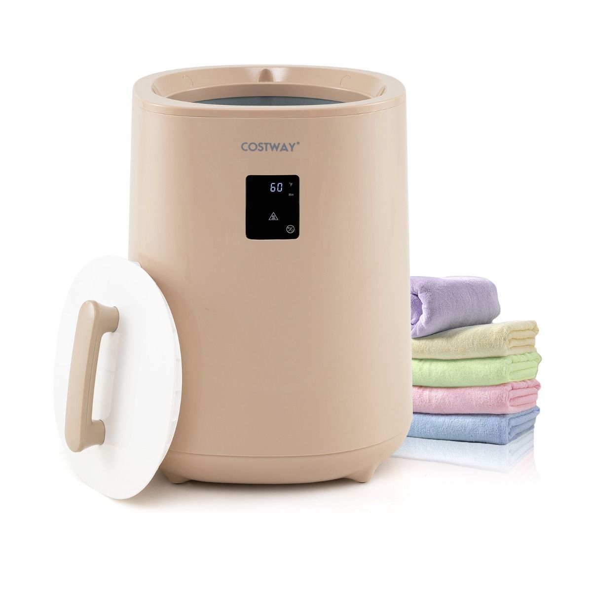 Coast Handtuchwärmer – 18 Liter Fassungsvermögen – LED-Anzeige – kaffeefarben