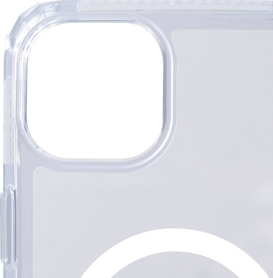 SoSkild Case iPhone 15 Plus MagSafe - Defend Heavy Impact Case - Transparent Magnetic Magsafe Case - Transparent