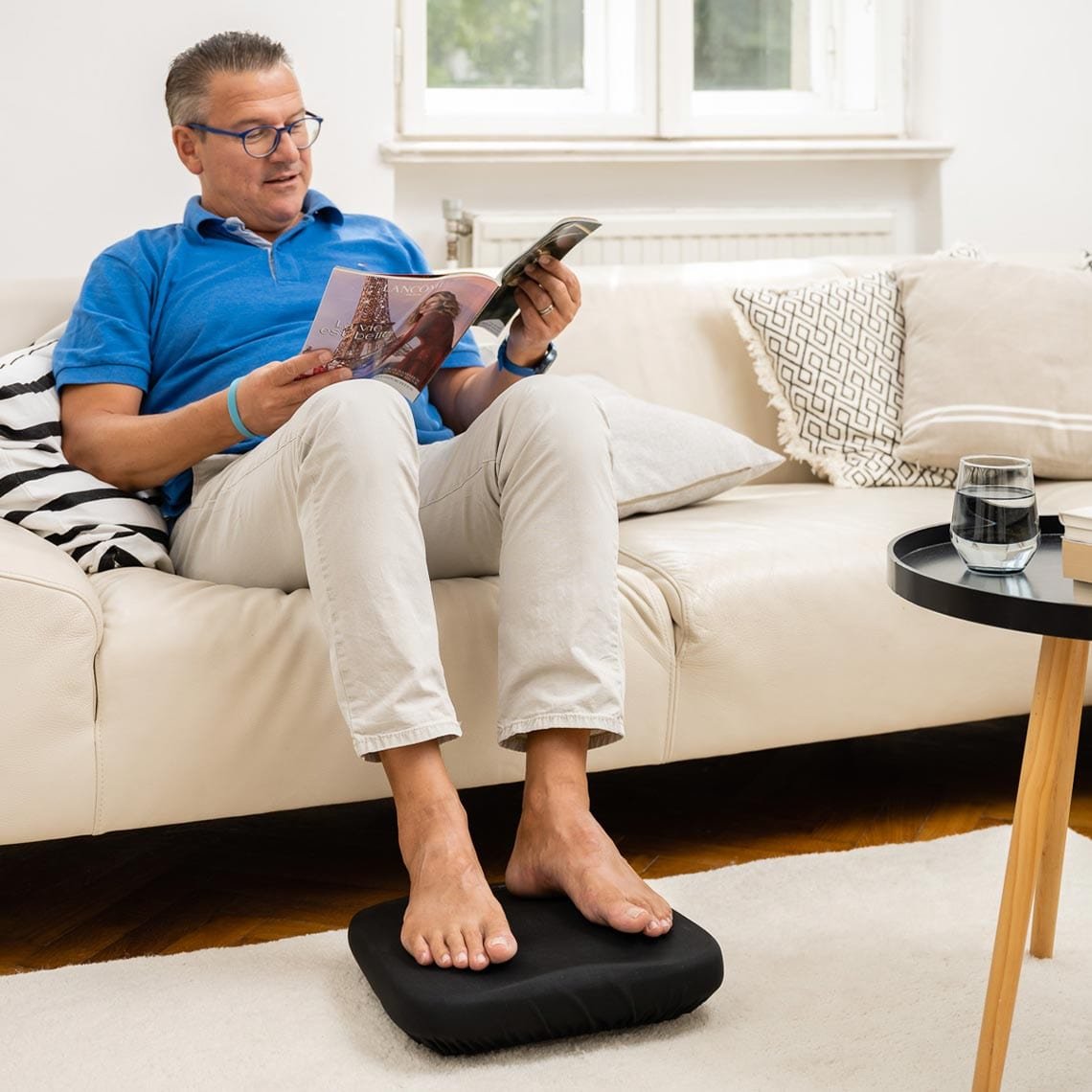 Belena Active Pro Shiatsu-Fußmassagegerät – Elektrischer Massagekomfort – Einstellbare Intensität – Wärmefunktion und Timer