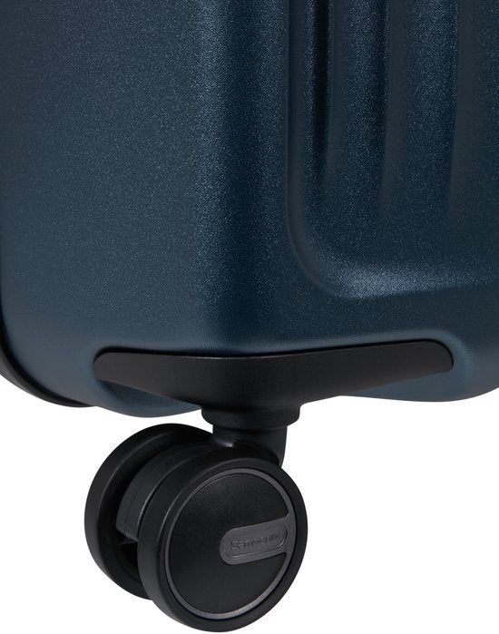 Samsonite Fyrm Spinner – Erweiterbarer Reisekoffer – Maße 67 x 24 cm – Steel Blue