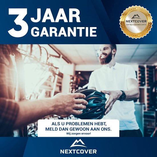 NEXTCOVER® NEW Universal Gel-Sattelüberzug Fahrrad inklusive Regenschutz [Memory Foam] - Sattelüberzug wasserdicht mit mehrlagiger Polsterung -Sattelüberzug Regen für Fahrradsattel für Männer und Frauen - Slim