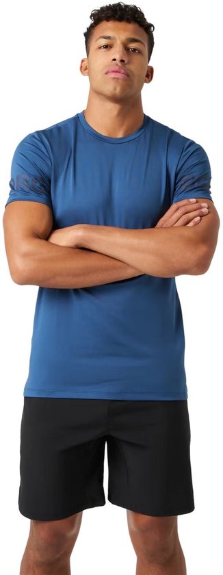Björn Borg Sportshirt für Herren, kurze Ärmel – Weiß – Recyceltes Polyester – Größe L