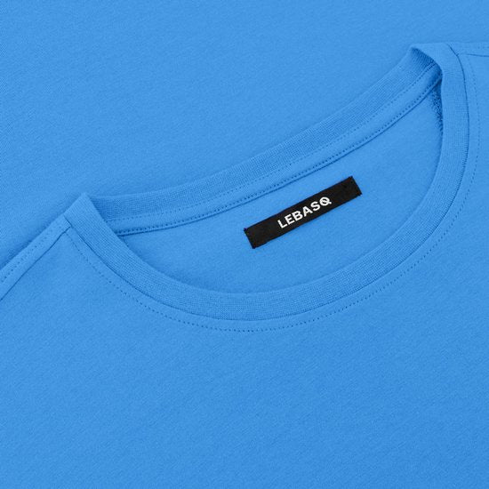 LEBASQ – The Baker – T-Shirt – Kurzarm – Blau – XXL – Bio-Baumwolle – 3D-Aufdruck auf der Brust