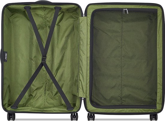 Delsey JH004C 76 cm erweiterbarer Reisekoffer – Blau