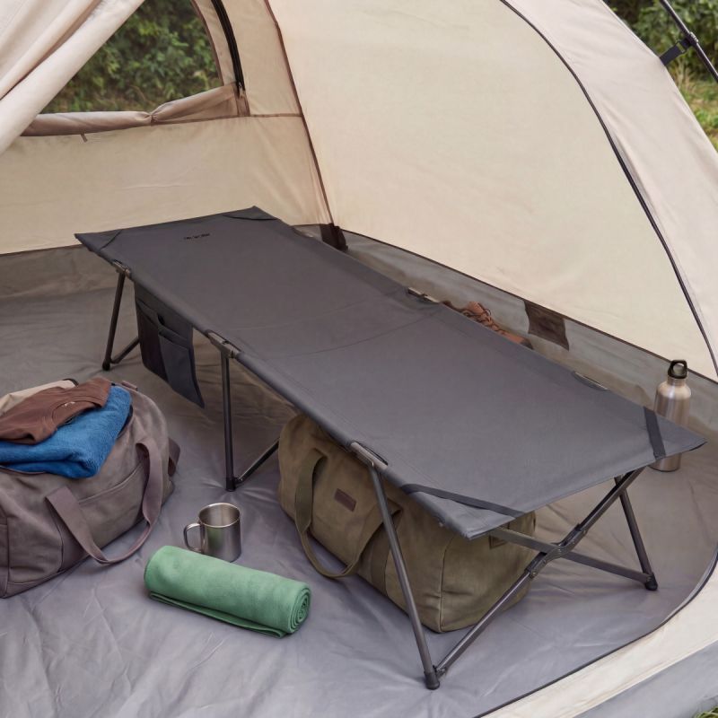 Trvlmore Feldbett - 213 x 79 x 50 cm - extra groß - faltbar - Campingbett