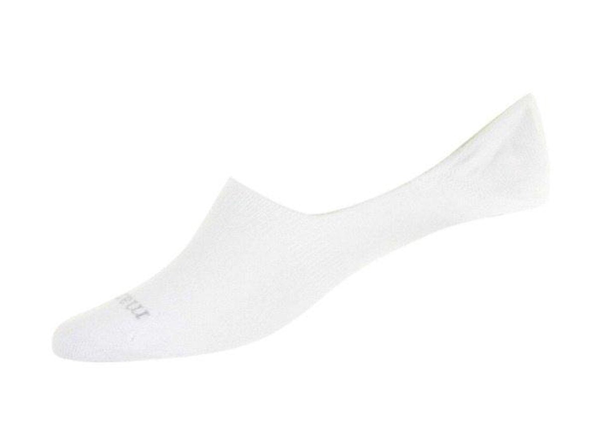 Marcmarcs - 2 Paar unsichtbare Sneaker Socken - Anti-Rutsch-Band an Ferse - Größe 38 - Weiß