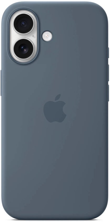 Silikonhülle mit MagSafe für das iPhone 17 – Ankerblau