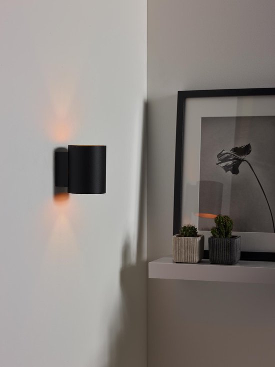Lucide XERA – Wandleuchte – Ø 8 cm – 1xG9 – Schwarz