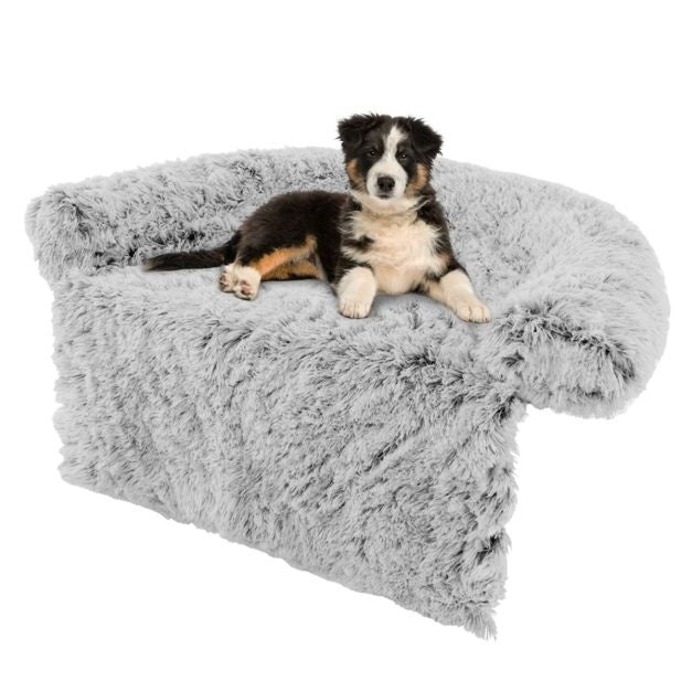 Coast Hundedecke - Plüsch - waschbar - 112 x 108 x 18 cm - Grau