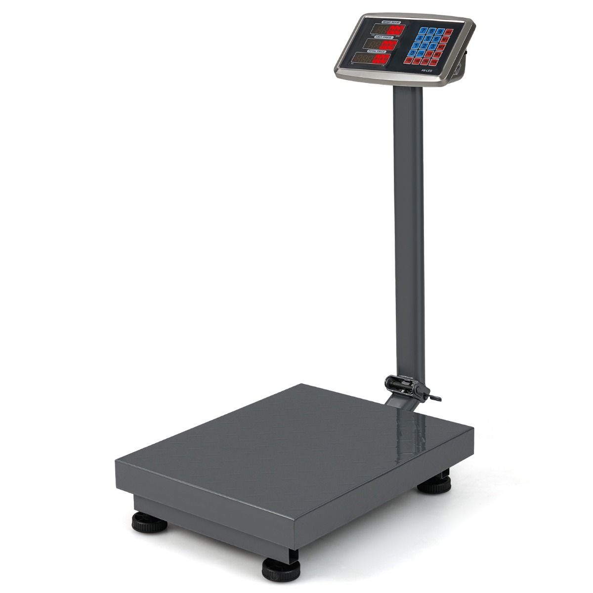 Coast Digitale Plattformwaage – Tragkraft 300 kg – Preisberechnung – silber