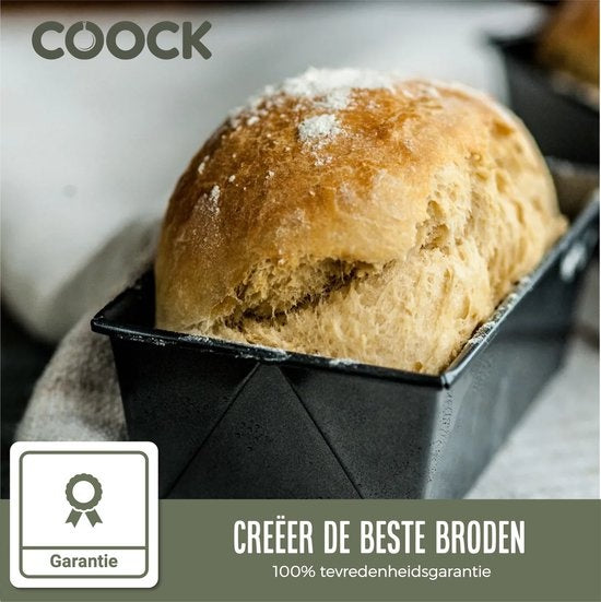 COOCK - Backform - Kuchenform mit Antihaftbeschichtung - Brot- & Kuchenform 30 cm - Inkl. Teigschaber & E-Book