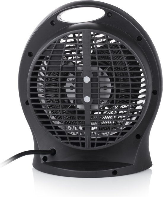 Tristar Elektrischer Campingheizstrahler KA-5037 – Heizlüfter – 2 Heizstufen 1000|2000 Watt – Für kleine Räume – Schwarz