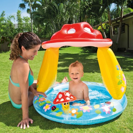 Intex Baby-Aufblaspool „Pilz“ – Ø 102 x 89 cm