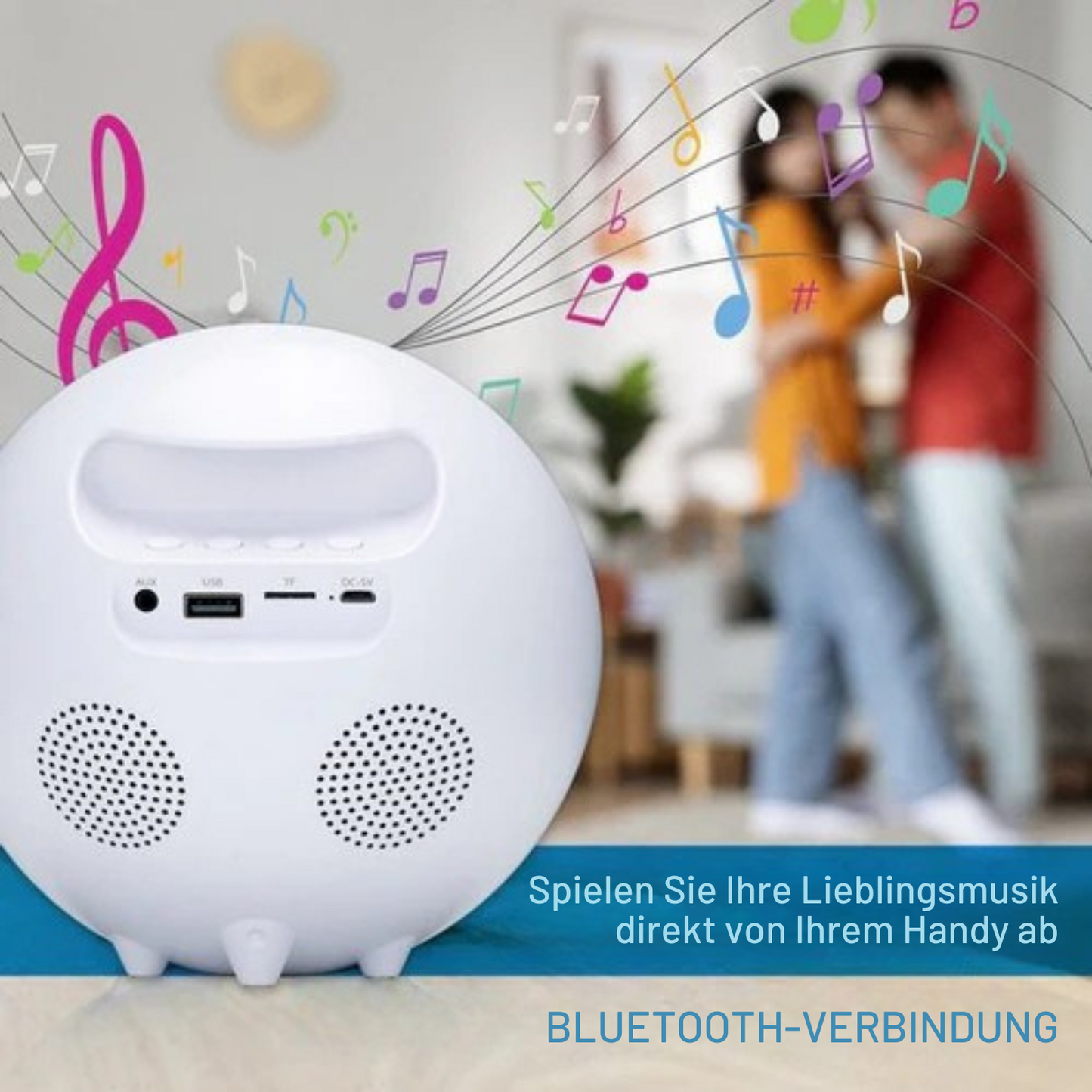 Grundig - Wake-Up Light - mit UKW-Radio - Lichtwecker mit Sonnenaufgangssimulation - 10 Naturtöne und Farblichter - Weiß