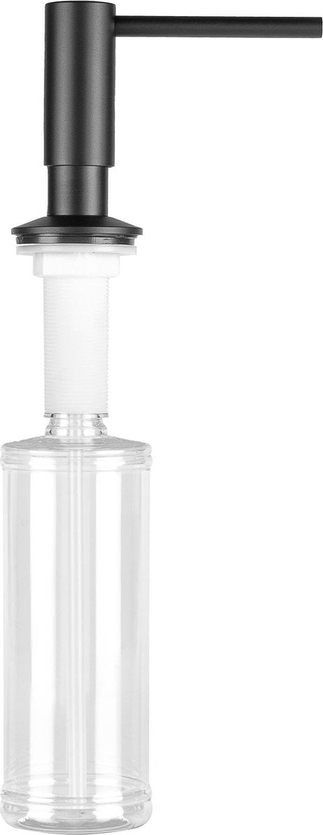Mizzo Seifenspender 300ML - Seifenpumpe Schwarz - Einbauküche Tablett - Schwarz