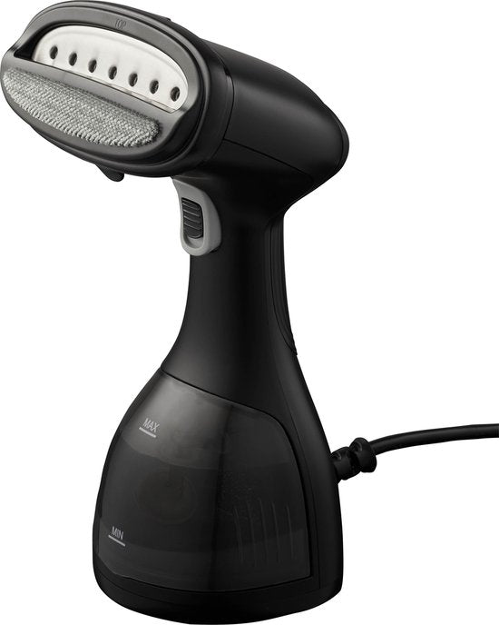 Tomado TSH1201B - Kleidungsdampfer - Handdampfer - Entwirrer - Dampfreiniger - Inkl. 2 Bürstenaufsätze - Schwarz