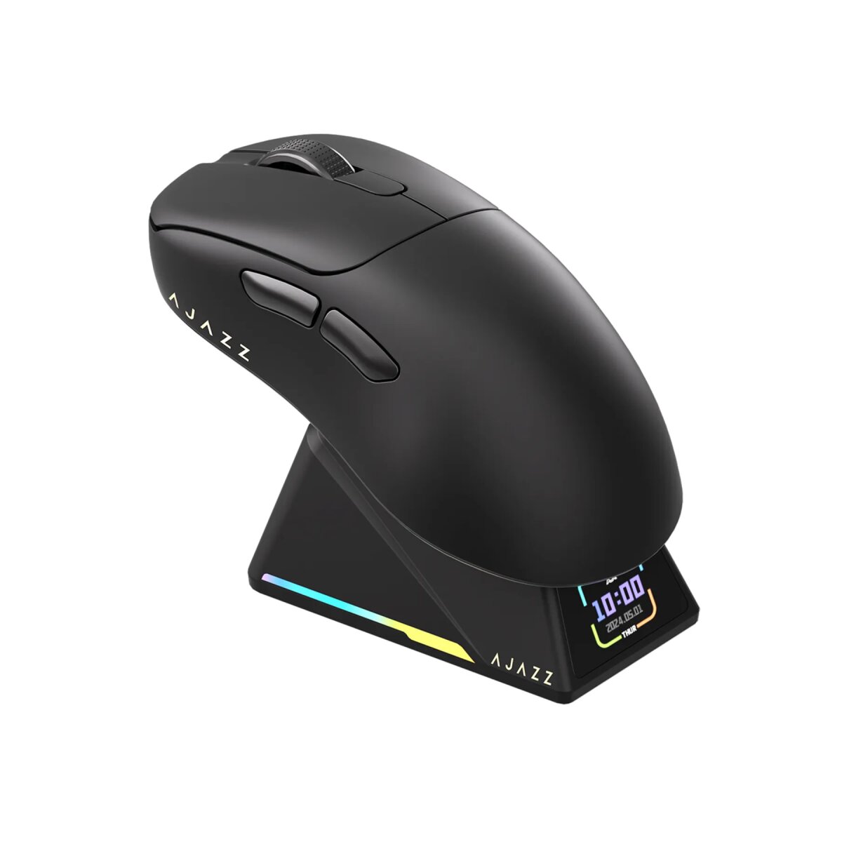 AJAZZ APEX Gaming Mouse - Ultraleicht 56 g - 42.000 DPI - 8K Hz Polling - 12,5 × 6,5 × 3,9 cm - Schwarz