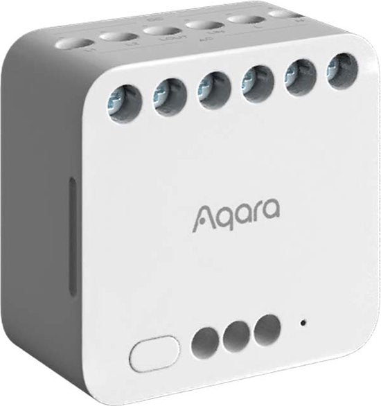 Aqara Dual-Relais-Modul T2 – intelligenter Einbauschalter mit 2 Kanälen, Zigbee, Matter