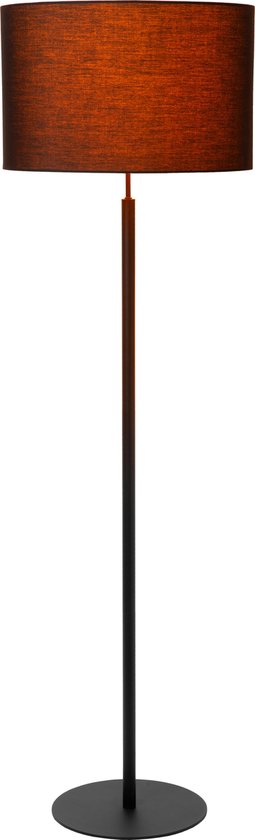 Lucide MAYA – Stehlampe – Ø 45 cm – 1xE27 – Schwarz – Japandi