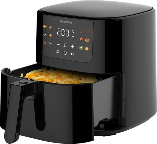 Inventum GF501HLDB - Airfryer - Heißluftfritteuse - 5 Liter - 70 bis 200 Grad - 1500 Watt - Schwarz - Best Buy Juni 2025