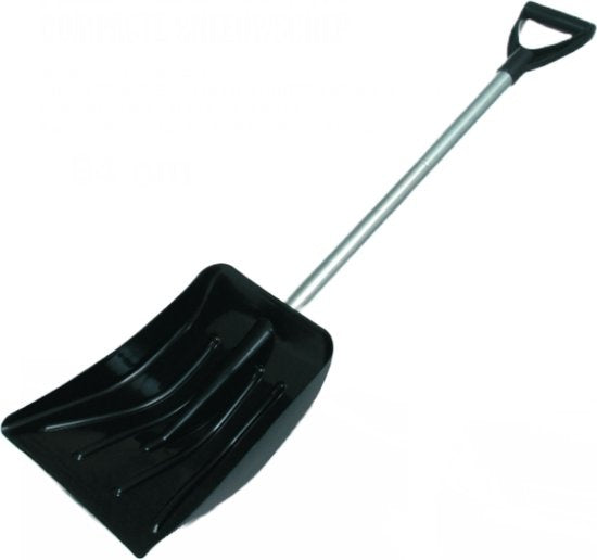 All Ride Schneeschaufel – Zerlegbar – Metallstiel – 94 cm - Schwarz