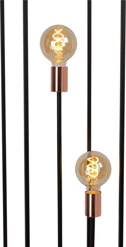 Lucide ARTHUR – Stehlampe – 3xE27 – Schwarz