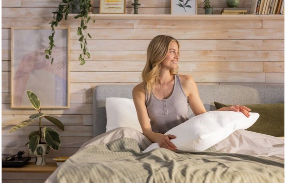 TEMPUR - Set von 2x ONE Hug Pillow - Ergonomische Kissen - 60 x 50 cm - Weiß