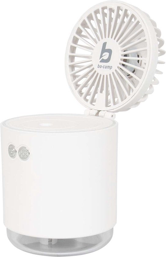 Bo-Camp – Ventilator – Mit Luftbefeuchter – Wiederaufladbar