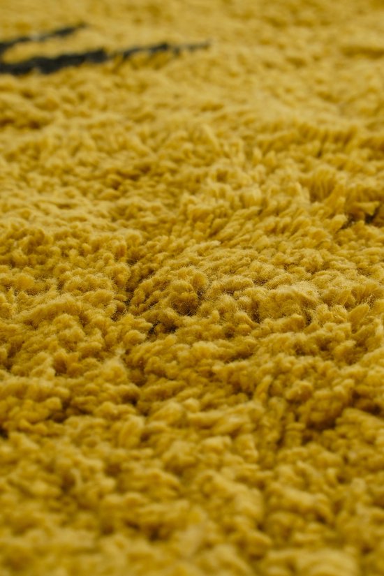 Vorleger Kinderzimmer - Vorleger Dschungel - Tiger - 180 x 120 cm - Gelb