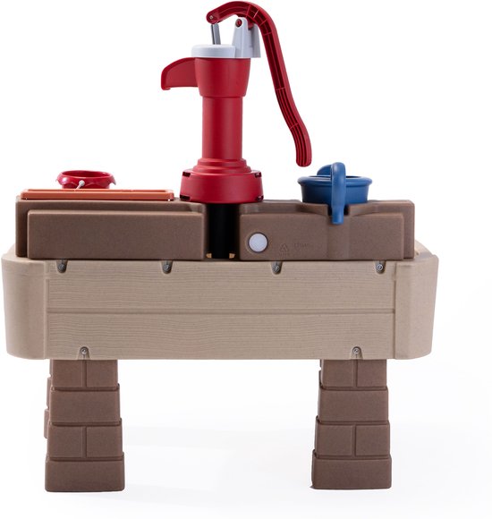 Step2 Pump & Splash Discovery Wassertisch – Mit Wasserpumpe und 8 Zubehörteilen – Wasserspieltisch für Kleinkinder – Spielzeug für draußen ab 2 Jahren – Aktivitätstisch mit Wasser für den Garten / den Außenbereich