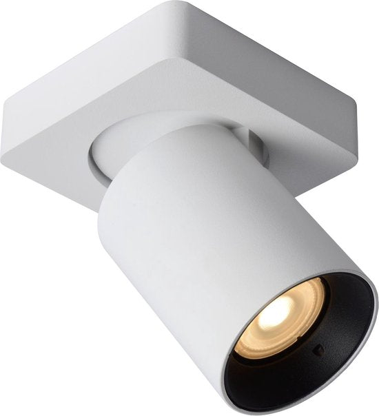Lucide NIGEL – Deckenstrahler (Deckenleuchte) – LED „Dim to warm“ – GU10 – 1×5 W 2200 K/3000 K – Weiß