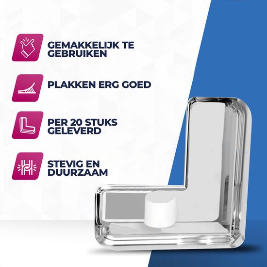 Roegaarden Corner Protector Baby - Tisch-Eckschutz - Stoßfänger - 20 Stück - Transparent