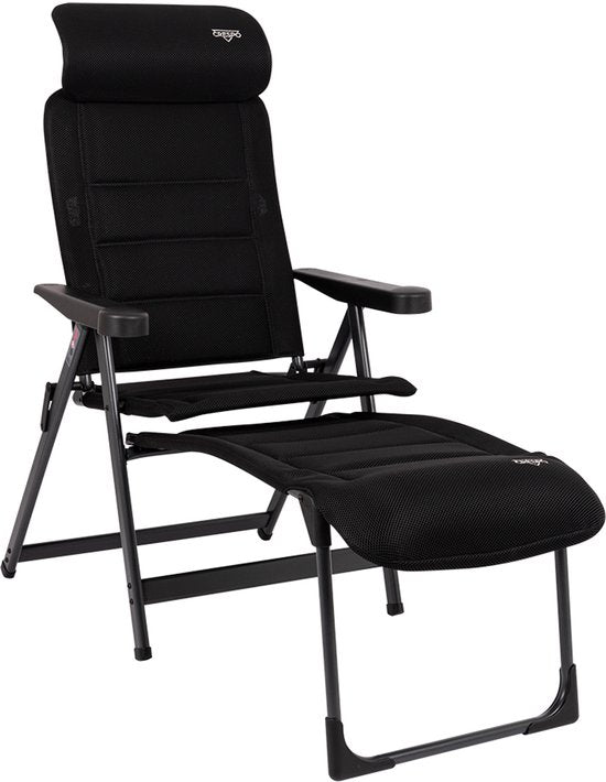Crespo – Fußhocker – RP/215 – Air-Deluxe – Schwarz