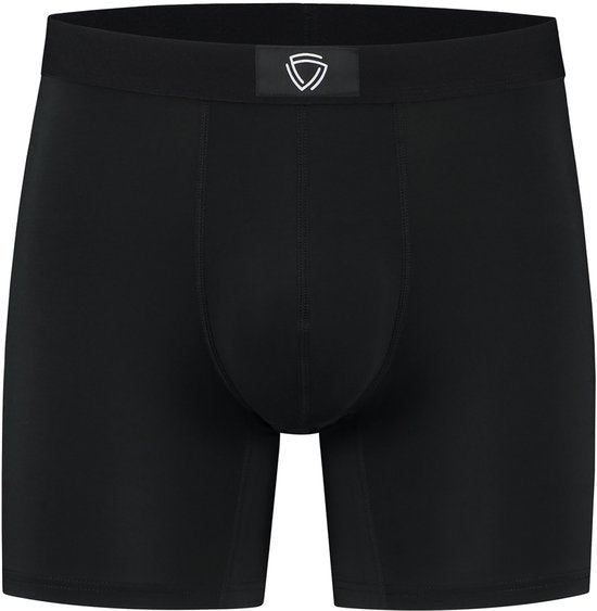 Fibershirts Anti-Sweat Boxershorts - Integriertes Schweißpolster - Atmungsaktives MicroModal - Anti-Transpiration - Männer - Größe L - Schwarz
