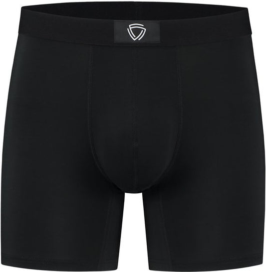 Fibershirts Anti-Sweat Boxershorts - Integriertes Schweißpolster - Atmungsaktives MicroModal - Anti-Transpiration - Männer - Größe L - Schwarz