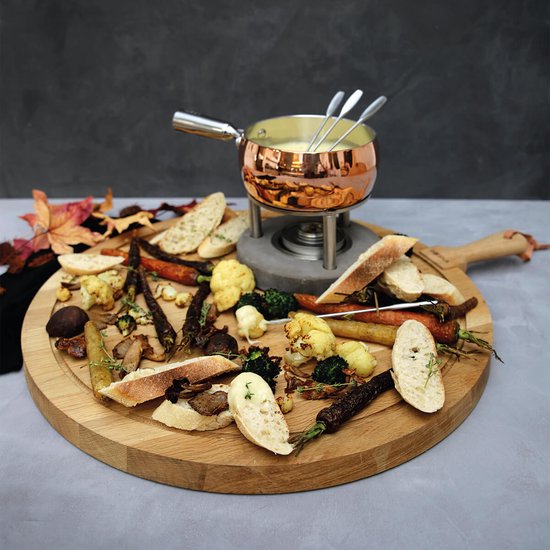 Boska Fondue Set Kupfer - Käsefondue - für 1300 Gramm Käse - 1,7 L