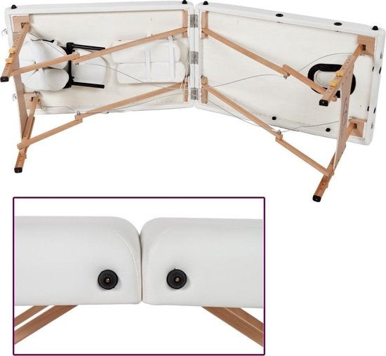 tectake - Massageliege Behandlungsliege - 7,5 cm hohe Matratze + Rollenkissen und Tragetasche - Behandlungsliege - inkl. Aufbewahrungstasche - faltbar