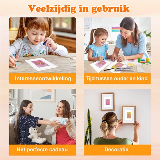 Rubye® Mini Diamantbilder - 2 Stück - Erwachsene - Diamantbilder Kinder - Set - Cocktails - 15x20cm