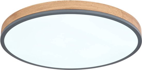 Globo Deckenleuchte Doro - grau - Metall - 60 cm - eingebautes LED-Modul - 416080WD4R-CCT