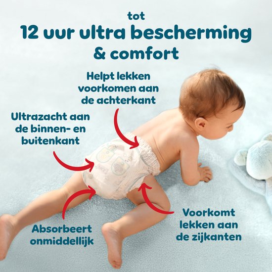Pampers Premium Protection Pants Größe 4, 168 Windelhosen, 9 kg–15 kg