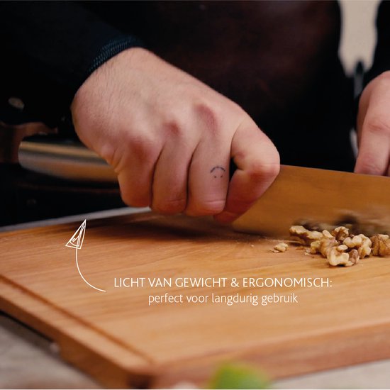 Boska Küchenmesser Kopenhagen - 3er-Set - Für jede Art von Essen - Messerset - Einzigartiges Design - Spülmaschinenfest - Edelstahl