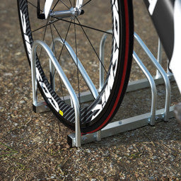 Monzana 2 Stück Fahrradständer - Fahrradablage - für 12 Fahrräder - 160x32x27 cm - Fahrradständer aus Metall