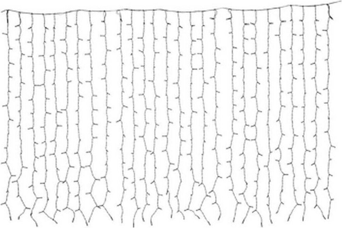 Nampook LED Eiszapfenbeleuchtung / Lichtvorhang - 189 LED - 200 x 70 cm