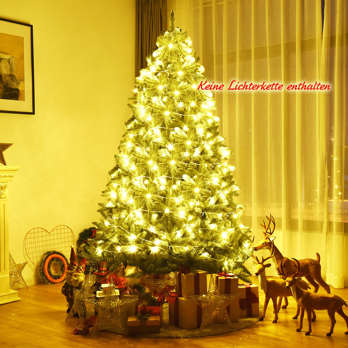 Künstlicher Weihnachtsbaum Coast - PVC-Nadeln - 225 cm - Grün