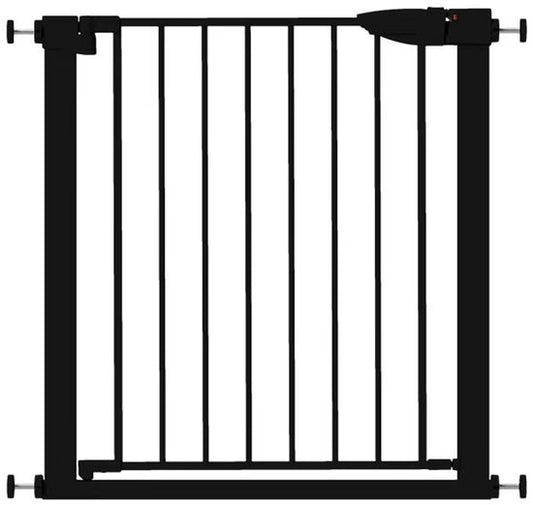 Treppengitter ohne Bohren – 76 bis 82 cm – Sicherheitsgitter – Klemmbefestigung – Kindergitter – Hundegitter – Schwarz