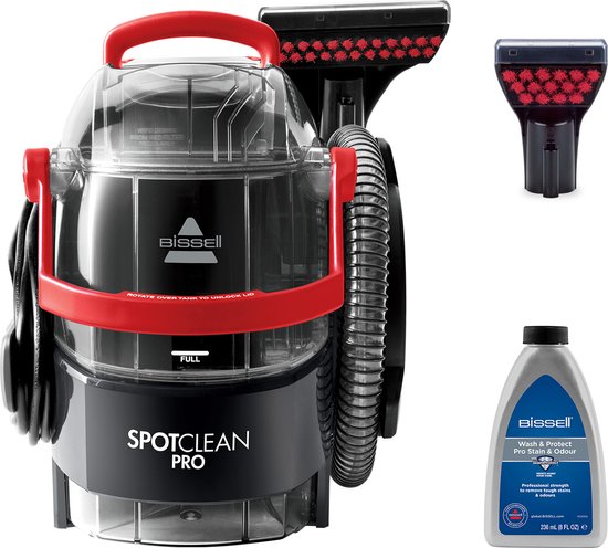 BISSELL SpotClean Pro Tragbarer Fleckenreiniger – Professionelle Reinigung mit 750-W-Motor – Teppichreiniger für Sofa, Auto und Matratze – Teppichreiniger – XL-Tankvolumen – Reinigungsgerät – Polsterreiniger – 1558N